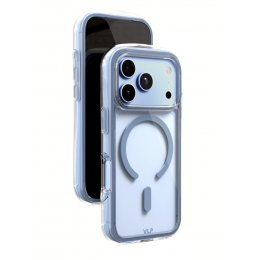 Чехол защитный VLP Bubble Case для iPhone 18 Pro Max, голубой